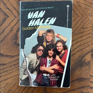 Van Halen kids book | Van Halen illustrated paperback biography | vintage 1984